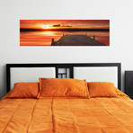 Orange Sunset (36"W x 24"H x 0.75"D)