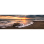 Early Morning At The Beach (60"W x 20"H x 0.75"D)