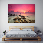 Pink Sunset (60"W x 20"H x 0.75"D)