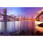 NYC // Between The Bridges (36"W x 24"H x 0.75"D)