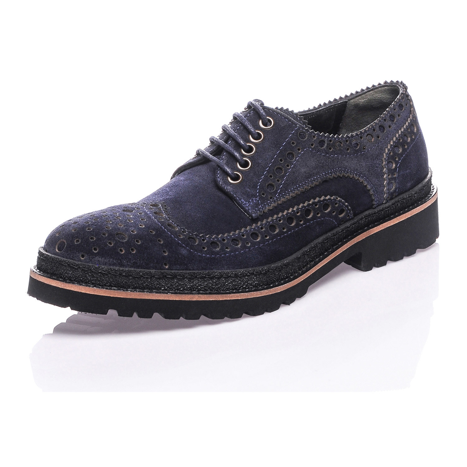 Tresel // Burnished Suede Derby // Navy Blue (Euro: 40) - Baqietto ...