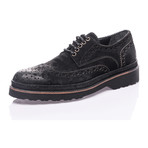 Patria Mardini // Burnished Suede Derby // Black (Euro: 45)