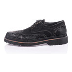 Patria Mardini // Burnished Suede Derby // Black (Euro: 45)