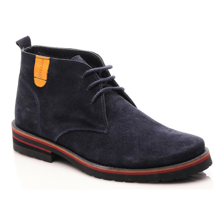 Suede Boot // Navy Blue (Euro: 40)