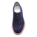 Suede Casual Oxford // Navy Blue (Euro: 40)