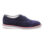Suede Casual Oxford // Navy Blue (Euro: 40)