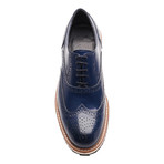 Wingtip Oxford // Light Navy Blue (Euro: 45)