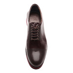 Patria Mardini // Two Tone Sole Perforated Oxford // Bordeaux (Euro: 40)