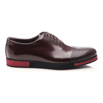 Patria Mardini // Two Tone Sole Perforated Oxford // Bordeaux (Euro: 40)