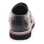 Patria Mardini // Perforated Wingtip Oxford // Black (Euro: 43)