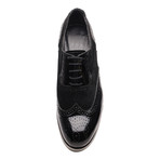 Wingtip Oxford // Black (Euro: 43)