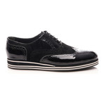 Wingtip Oxford // Black (Euro: 43)