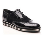 Wingtip Oxford // Black (Euro: 43)