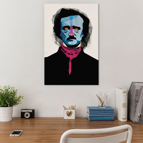 Edgar Allan Poe (18"W x 26"H x 0.75"D)