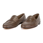 Cromwell Penny Loafer // Perforated Dark Brown (US: 7.5)