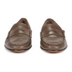 Cromwell Penny Loafer // Perforated Dark Brown (US: 7)
