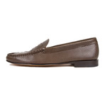 Cromwell Penny Loafer // Perforated Dark Brown (US: 11)