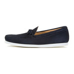 Jay Butler // Naples Driving Loafer // Navy Suede (US: 9.5)