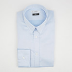 Versace Collection // Trend Fit Textured Dress Shirt // Light Blue (44)