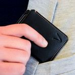 Vinco Wallet II // Asphalt Black (Standard)