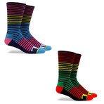 Wired Crew Sock // Multi // Pack of 2