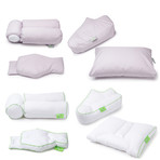 Sleep Yoga™ Posture Pillow Collection // Set Of 4 + Pillow Covers (Lavender)