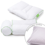 Sleep Yoga™ Sit + Sleep Combo // Set Of 2 + Pillow Covers (Lavender)