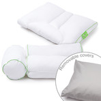 Sleep Yoga™ Sit + Sleep Combo // Set Of 2 + Pillow Covers (Lavender)