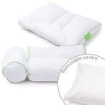 Sleep Yoga™ Sit + Sleep Combo // Set Of 2 + Pillow Covers (Lavender)