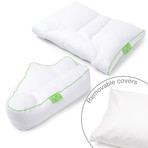 Sleep Yoga™ Side Sleeper Combo // Set Of 2 + Pillow Covers (Lavender)