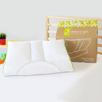 Sleep Yoga™ Dual Sleep Neck Pillow + Pillow Cover (Lavender)