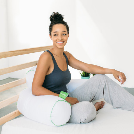 Sleep Yoga™ Multi-Position Body Pillow // Set Of 2 + Pillow Covers (Lavender)