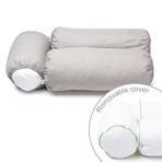 Sleep Yoga™ Multi-Position Body Pillow + Pillow Cover (Lavender)