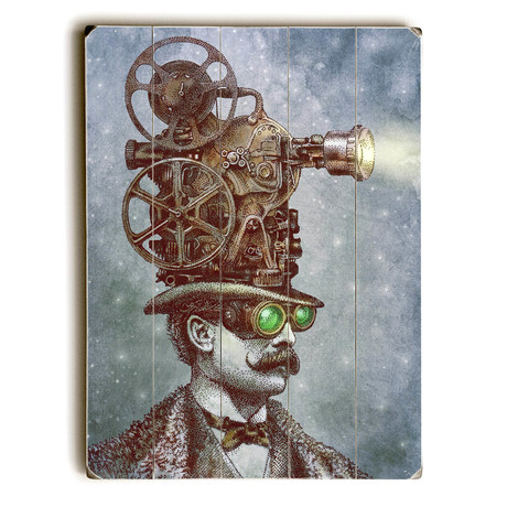 The Projectionist (14"W x 20"H x 1"D)