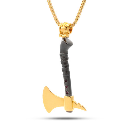 Two-Tone Tomahawk Necklace