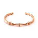 Rose Gold Tri Bangle