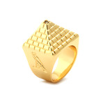 Egyptian Pyramid Ring (Size 8)