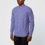 Silk + Cotton Button Down // Periwinkle (L)