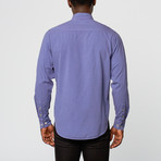 Silk + Cotton Button Down // Periwinkle (L)