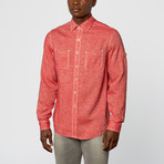 Evening Button-Up // Red (M)