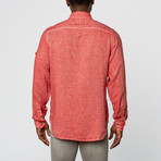Evening Button-Up // Red (M)