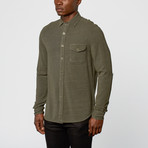 Pique Knit Shirt // Forest (XL)