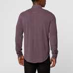 Pique Knit Shirt // Purple (L)
