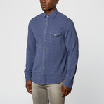 Pique Knit Shirt // Indigo (M)