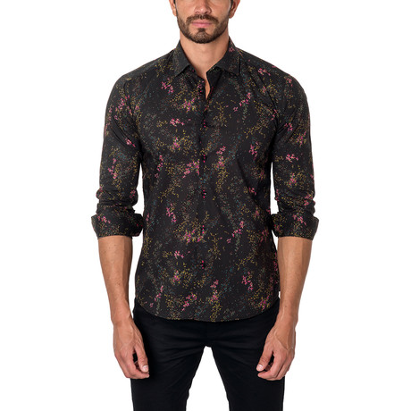 Wind in the Willows Button-Up Shirt // Black (S)