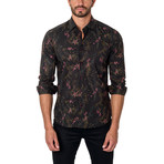 Wind in the Willows Button-Up Shirt // Black (L)