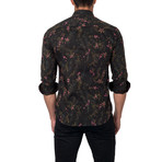 Wind in the Willows Button-Up Shirt // Black (L)
