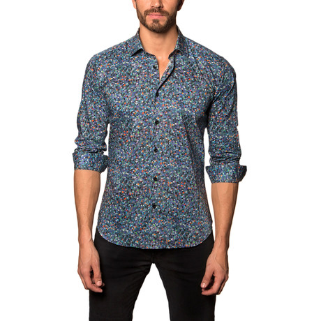 Monet Button-Up Shirt // Blue (S)