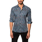 Monet Button-Up Shirt // Blue (XL)