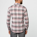 Plaid Dress Shirt // Pink (S)